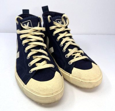 Veja Nova High-Top Sneakers Mens US Size 8 EU 41 Blue Canvas Made In Brazil