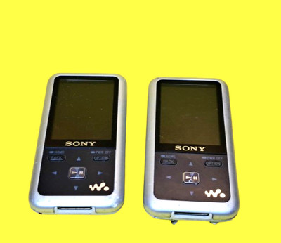  DEFECTIVE LOT OF 2x SONY NWZ S615F WALKMAN DIGITAL MEDIA MP3 MP4 MUSIC PLAYERS 