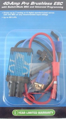 40 Amp Pro Switch Mode BEC V2 Brushless Flug Regler bis 6S Lipo
