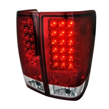 Spec-D Tuning LT-TIT04RLED-TM LED Tail Lights for 04 to 12 Nissan Titan- Red ...