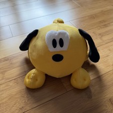 Disney Pluto Plush Bean Bag 8" Yellow Dog Disneyland Walt Disney World Toy