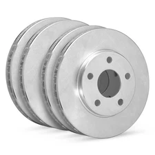 For Mercedes-Benz GLE350 16-18 R1 Concepts Plain Front & Rear Brake Rotor Set