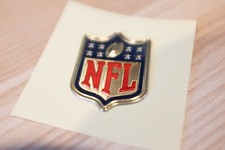 Parche de camiseta de plástico con escudo dorado de la NFL MVP hierro nuevo