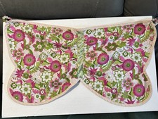 Hand Sewn Child  s Pink  Green Butterfly Wings For Play, Costume accessory, New