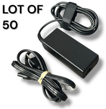  LOT OF 50 OEM Big Barrel HP Laptop Charger AC Power Adapter 65W 19.5V 3.33A