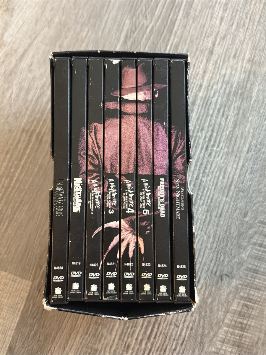 Nightmare on Elm Street Collection 1999 8-Disc DVD Box Set Freddy