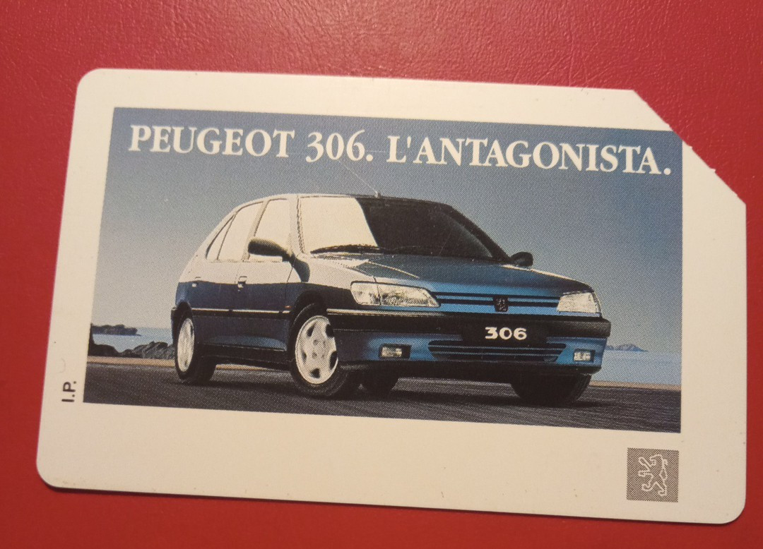 Scheda Telefonica Peugeot 306 10000 Lire Usata