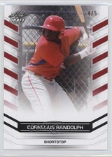 2015 Leaf Draft Exclusive Red 4/5 Cornelius Randolph #11 q3g