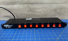 Eliminator Lighting Controller E-107 Rack Mount 8-Switch Power Strip Center 115V