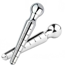 Male Stainless Steel Penis Plug Urethral Sounding Dilator Metal Stretcher