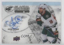 2016-17 Upper Deck Ice Glacial Graphs Jason Zucker #GG-JZ Auto 05u8