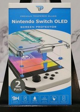 Power Theory Designed for Nintendo Switch 7" Screen Protector Tempered Glass New