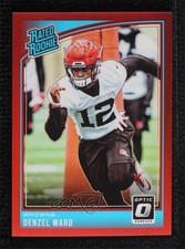 2018 Donruss Optic Rated Rookie Red Prizm 97/99 Denzel Ward #198 7zf