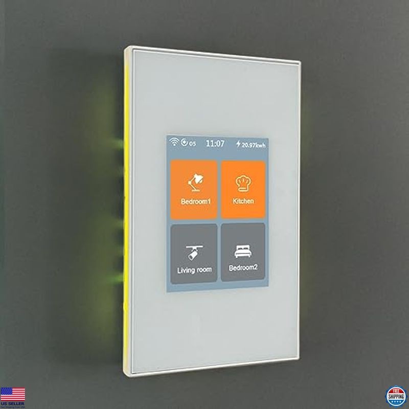 LANBON L8-HS4 Touchscreen Smart Light Switch - 4 Gang, WiFi