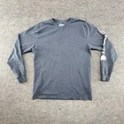 Carhartt Shirt Mens Medium Blue Long Sleeve Loose Fit Sleeve Logo Workwear Tee