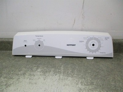 HOTPOINT DRYER CONTROL PANEL YELLOW/SCRATCHES PART # WE19M1713