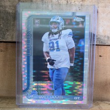 2025 Topps Chrome Football Tyleik Williams RC Refractor #364