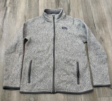 PATAGONIA Kids Better Sweater Lightweight Gray Fleece Full Zip Jacket Sz XL 14 
