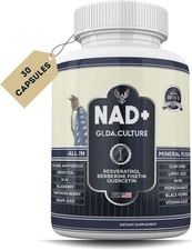 NAD+ Resveratrol Supplement Cellular Energy & Healthy Aging Acai Resveratrol