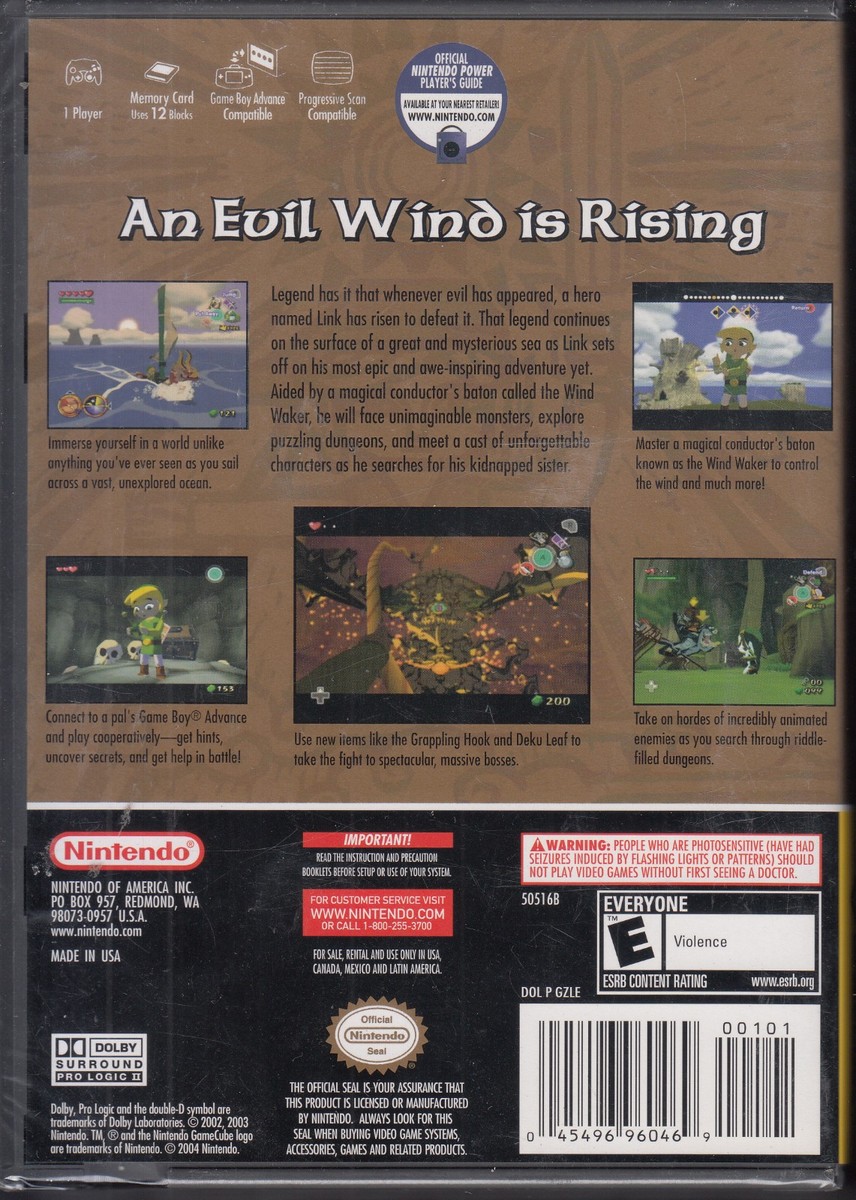The Legend of Zelda The Wind Waker (Nintendo GameCube, 2003