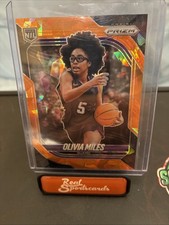 2025-26 Panini Prizm Olivia Miles #123 Orange Ice Prizm TCU Basketball