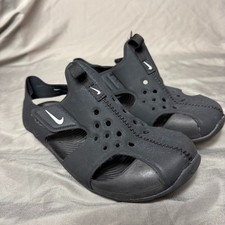 Nike Sunray Protect Shoes Little Kids 2Y Black Outdoor Water Strap Sandals
