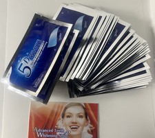 5D White Teeth Whitening Strips Mint Flavor Fast Brightening Kit 38 Pieces