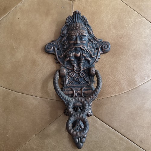 Cast Iron Architectural Wiccan Greenman Door Knocker