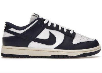 Nike Dunk Low PRM Vintage Navy Women EU 46 FN7197-100 NEU OVP Sneaker