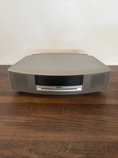 Bose Wave Music System III CD Player AM/FM Radio Silver w/ Remote Works Perfect