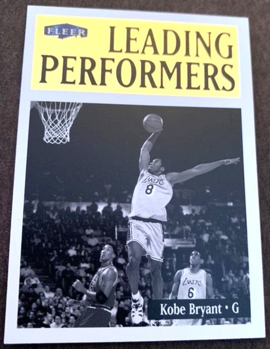 98-99 Fleer Ultra Leading Performers Kobe Bryant Los Angeles Lakers #3 of 15 LP