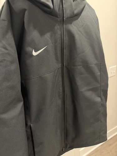 Nike 550 Down Parka Size L Dark Gray Puffer Winter Jacket image 6