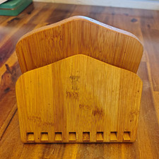 Foldable Wooden Book Stand Holder, Brown Rectangle 7x5x6in, 5 lb Capacity