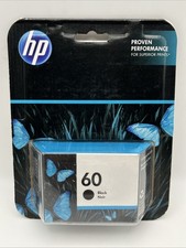 HP 60 Black Original Ink Cartridge exp 8/2019 New  Sealed