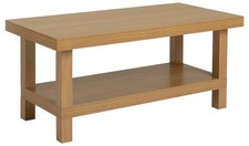 Stratford Chunky Coffee Table Oak Effect Scandinavian Design UK