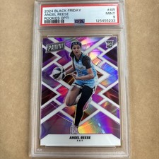 2024 Panini Black Friday Angel Reese Purple Refractor 18/199 PSA 9
