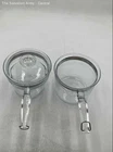 Pyrex Clear Glass Kitchenware Double Boiler Cooking Pot & Lid With Handle