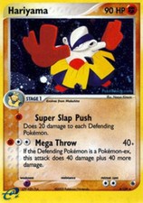 Damaged Hariyama - 8/109 - Holo Rare Pokemon Ruby & Sapphire on eBay