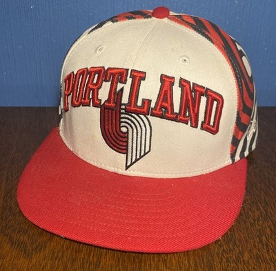 PORTLAND TRAIL BLAZERS Fitted Hat - NBA Hardwood Classics SAMPLE, New Era Sz 7.5