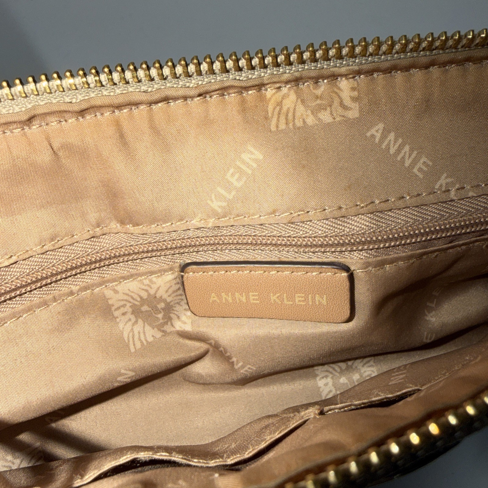 Anne Klein, Python Faux leather EUC crossbody Pur… - image 4