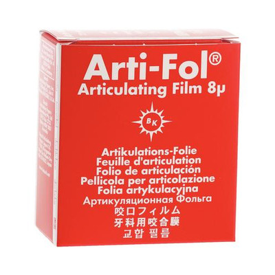 Bausch BK25 Arti-Fol II Metallic Articulating Film 2-Sided Red .00032'' 20 m