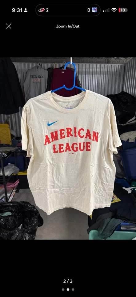 Nike Aaron Judge #99 American League 2022 All-Star Game T-Shirt (Size XL, Cream, - Image 3 of 4