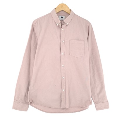 NN07 Herrenhemd Pink No Nationality Sixten Baumwolle Oo0 Größe M