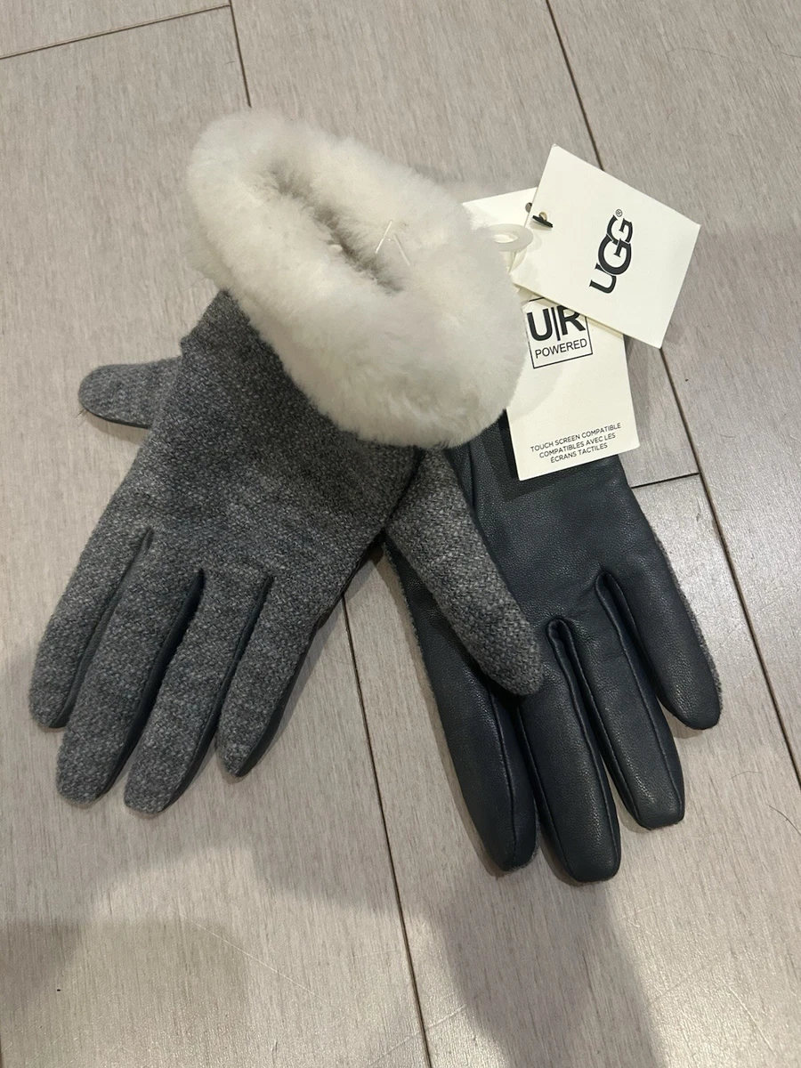 UGG Australia Shearling Gray Gloves & Mittens for Women for 