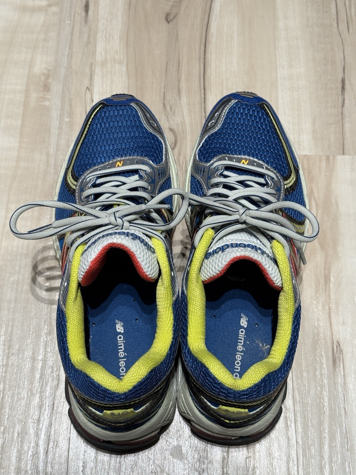 Aime Leon Dore x New Balance 860v2 Blue Yellow Running Shoes Size 10 ALD NB