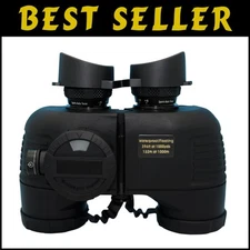 Lightweight 7x50 Marine Binoculars - Fog-resistant with Built-in Rangefinder