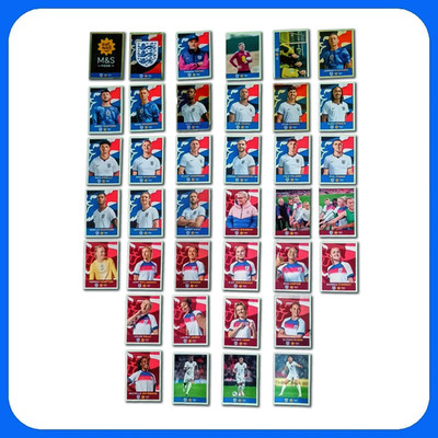   M&S Panini England Individual Sticker 1-50   Collection Cup No 2 3 4 6 7 8 9