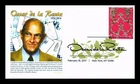 DR JIM STAMPS US COVER OSCAR DE LA RENTA FASHION DESIGNER FDC PANDA CACHET