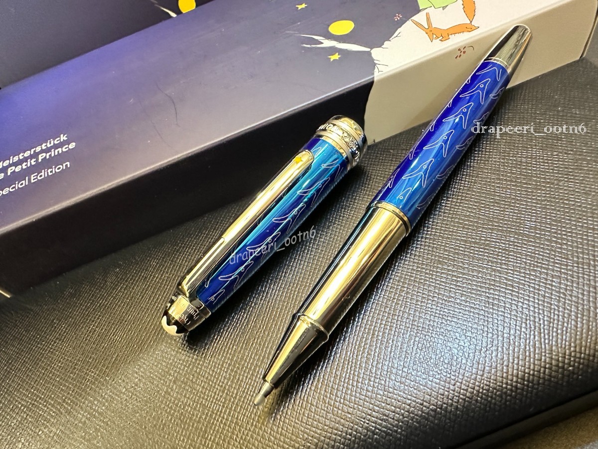 Montblanc Meisterstuck Le Petit Prince Rollerball Pen Blue Pattern