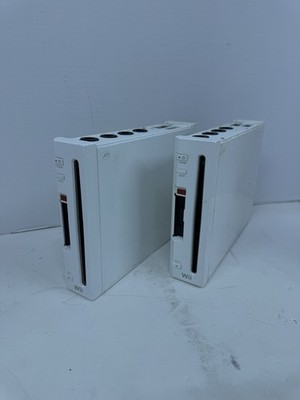 Nintendo Wii Video Game Consoles Lot Of 2 For Parts or Repairs Only.   